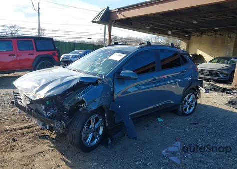 2022 Hyundai Kona Sel z USA, uszkodzony, nr VIN KM8K6CAB5NU819753